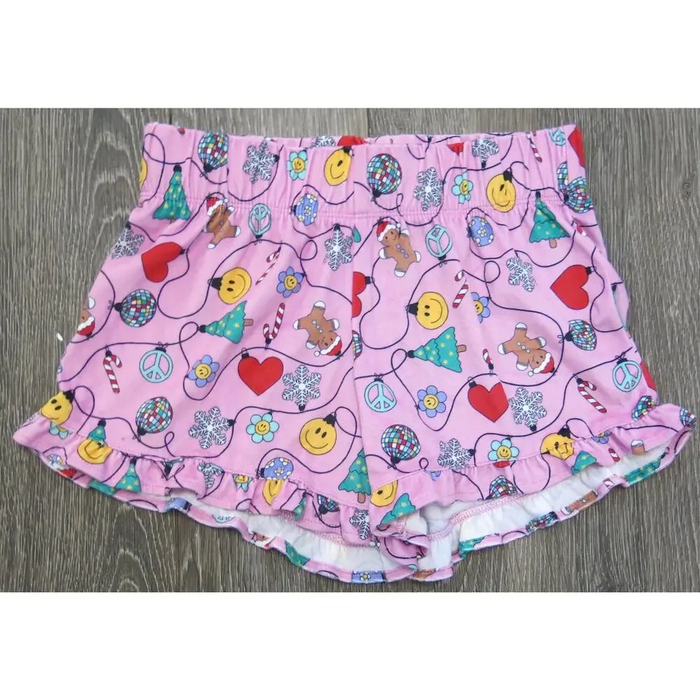 Art Class NWOT Christmas Pajamas Size XL/14 Girls 2 Piece Hearts Gingerbread